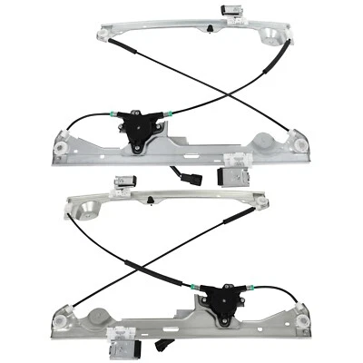 For Chevrolet Avalanche Cheyenne 2007-2013 Rear L&R Window Regulators w/ Motor - Image 1 of 4