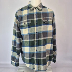 Orvis Heavyweight Flannel Shacket Men’s XL Plaid Button Up Pockets - Bild 1 von 14