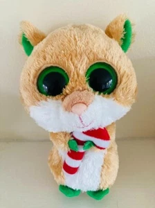 TY BEANIE BOO CANDY BASTON THE CHRISTMAS HÁMSTER 15CM PERO SIN ETIQUETA BOOS - Imagen 1 de 1