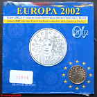COFFRET Monnaie de Paris BU 1er Euro EUROPA  2002, argent, neuf sous blister