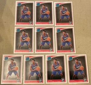 (10) 2018-19 Donruss Optic #162 Shai Gilgeous-Alexander RC Lot - Bild 1 von 1