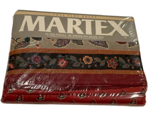 MARTEX Avignon Full Flat Sheet No-Iron Percale French Provincial VTG Sealed - Picture 1 of 5