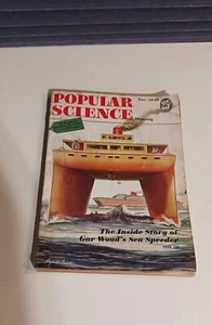 Vintage POPULAR SCIENCE Magazine November 1949 Mechanics Sea Speeder - Picture 1 of 14