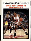 1991-92 Hoops #539 Bulls Rout Lakers To Even Series 1-1