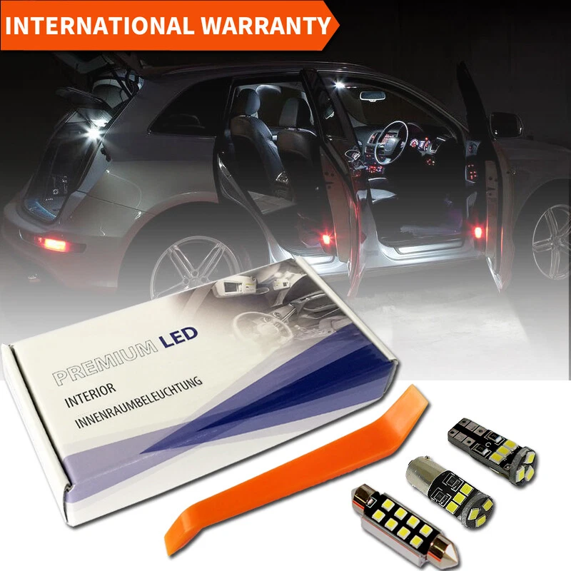 AUDI Q5 LED INTERIOR PREMIUM CONJUNTO 18 LÂMPADAS SMD BRANCAS SEM ERROS 8R - Imagem 1 de 4