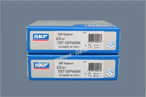 Rodamientos de husillo de súper precisión SKF 7207CD/P4ADBA. (Juego de dos) - Imagen 1 de 3