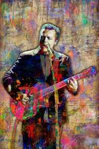 Jason Isbell Poster, Jason Isbell Porträt Geschenk, Jason Isbell kostenloser Versand USA - Bild 1 von 5