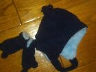 NWT INFANT TRAPPER HAT AND MITTENS WARM FLEECE WITH SOFT LINING SIZE 6-12 MONTHS