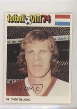 1974 Williams Forlags VM 74 Fotboll (Sweden) Theo De Jong #84