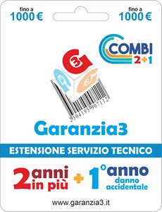 Garanzia3 COMBI 2+1 FINO A 1000€ - Foto 1 di 1