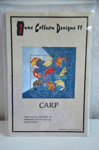 Carp Quilt Pattern 21x21 June Colburn Designs II Asian Theme- UNCUT Vintage - Picture 1 of 2