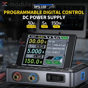 FNIRSI DPS150 2.8'' CNC DC Power Supply Adjustable 30V 5A 150W PD QC DC Power - Picture 1 of 20