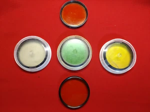 soviet vintage light filter M52x0.75 (5 pcs) - Picture 1 of 3