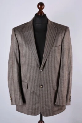 Hugo Boss Bertolucci / Movie Classic Wool Striped Suit Size L / UK40 / EU50 - Image 1 of 4