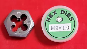 M9 X 1.0 X 1" Hex Metric Die Alfa MHD71021 Carbon Steel RH - Bild 1 von 6