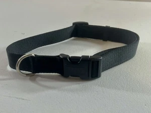 Coastal TUFF Black Adjustable Nylon Dog Collar For Medium - Large Dogs - Picture 1 of 3
