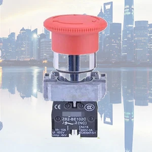 one new Schneider 22mm emergency stop switch XB2BS542C Fast Shipping - Picture 1 of 1