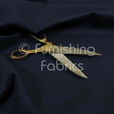 Soft Low Pile Molskin Interior Furnishing Velvet Upholstery Fabric Midnight Blue