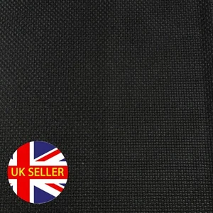 BLACK AIDA 14 COUNT CROSS STITCH FABRIC MATERIAL 100% COTTON COLOUR - Picture 1 of 16