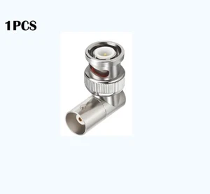 1PCS 90° BNC Male to Female Adapter 10-Pack Right Angle Coax Connector - Picture 1 of 3