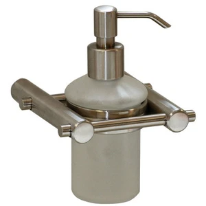 Badaccessoires Flüssigseifenspender Edelstahl satiniert - 80038 - Bild 1 von 1