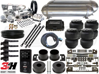 Kit completo de suspensión neumática - Lincoln Continental 1961-1963 3/8" NIVEL 4 3H Foto 1 de 4