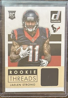 Jaelen Strong 2015 Panini Donruss Football Rookie Threads - Image 1 of 2