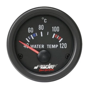 MANOMETRO STRUMENTO ACQUA AUTO BLACK NERO 52MM TEMPERATURA UNIVERSALE SIMONI - Foto 1 di 1