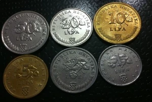 Croatian coins, Lipa and Lipe, set coin - 6 PCS, Nice coin ! - Picture 1 of 1
