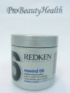 REDKEN 06 REWIND Pliable Styling Paste 5 oz Scuffed! - Picture 1 of 3