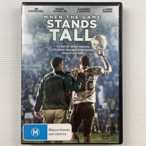 When The Game Stands Tall Region 4 DVD 2014 Jim Caviezel sports drama movie - Picture 1 of 2