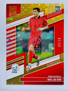 Min-Jae Kim - 2022-23 Panini Donruss Elite FIFA RC Rookie #124 Gold Disco /10 - Bild 1 von 2