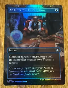 MTG Foundations, An Offer You Can't Refuse - Borderless Foil - Bild 1 von 1