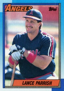 1990 Topps #575 - Lance Parrish - California Angels