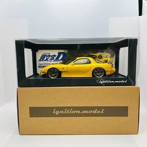 ignition model 1/18 INITIAL D Mazda RX-7(FD-35) Yellow IG2868 - Picture 1 of 7