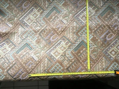 Tissu d'ameublement épais, velours ras et tissage, 170 cm x 137 cm, neuf - Photo 1/3