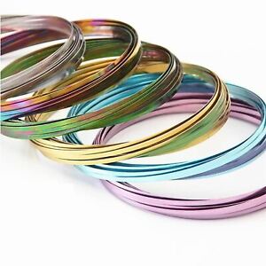Bulk 3D Magic Flow Rings Toys Kinetic Spring Arm Slinky Juggle Rainbow Dance UK