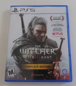 Custodia di ricambio (NESSUN GIOCO) The Witcher 3: Wild Hunt completa PlayStation 5 PS5 - Foto 1 di 3