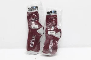 4 Pairs For Bare Feet Quarter Sock Montana Grizzlies L Team Colors - Picture 1 of 5