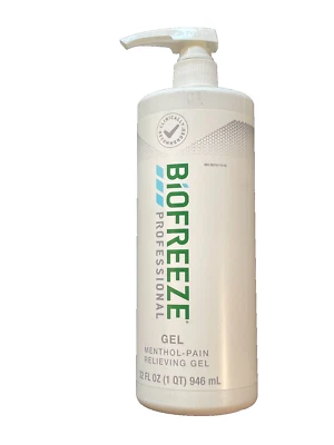 Biofreeze Professional Strength Pain Relief 32 FLoz Menthol Gel Pump Green - Image 1 of 4