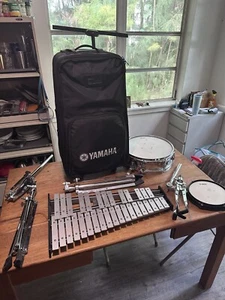 Yamaha SCK-275R Bell Kit and Snare Drum Combo Kit with Backpack, Rolling Case - Picture 1 of 9