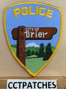 CITY OF BRIER, WASHINGTON POLICE SHOULDER PATCH WA - Picture 1 of 2