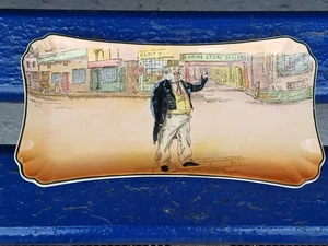 Vtg. Royal Doulton Dickens Ware "CAP'N CUTTLE" 11" Rectangular Tray D6327 - Picture 1 of 11