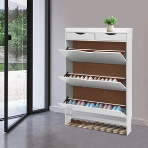 Cassettiera Libera Installazione Flip Cassettiera Portascarpe - Foto 1 di 18