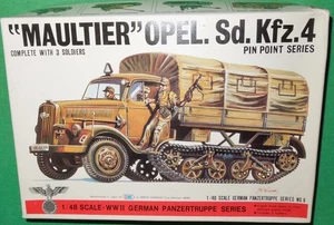 Vintage Bandai 1:48 Scale WW2 German Sd.Kfz.4 Maultier Opel w/Sealed Parts in OB - Picture 1 of 7