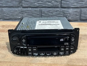 02 03 2004 Jeep Grand Cherokee Am Fm Cd Cassette Player Radio P05064125ad - Picture 1 of 6