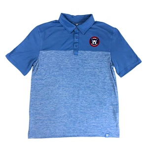 Polo Fanatics Para Hombre Chicago Cubs "Bear Cub" Logo Performace Azul Talla Grande - Imagen 1 de 9