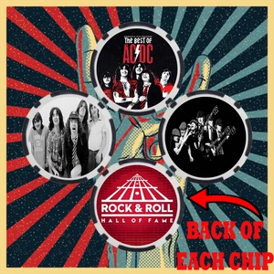 AC/DC - ROCK & ROLL HALL OF FAME - COLLECTABLE COIN SET (3) - Picture 1 of 2