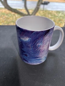 New "Coffee & Prayers" Purple Marble Abstract 11 oz Coffee Mug Fast Shipping - Picture 1 of 7