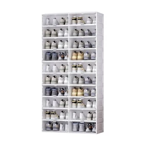AntBox Portable Shoe Rack Organizer, Stackable Sneaker Organizer Cabinet with... - Picture 1 of 4